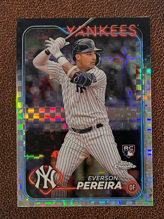 Everson Pereira - 2024 Topps Chrome - XFractor - Yankees