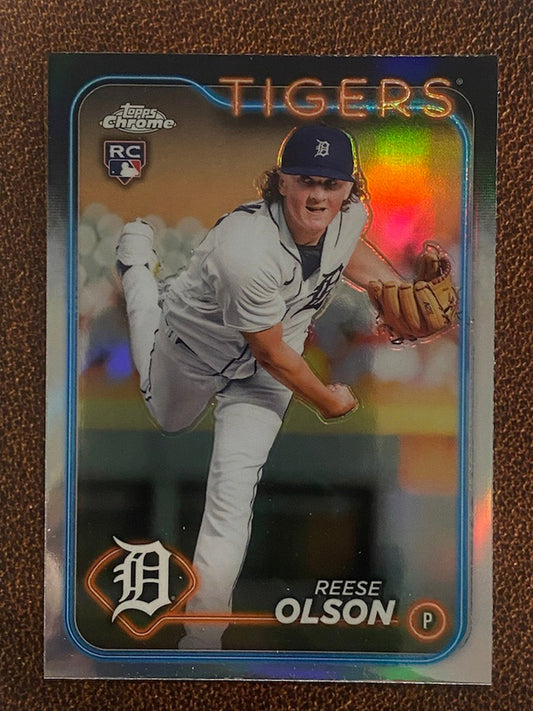 Reese Olson - 2024 Topps Chrome - Refractor - Tigers