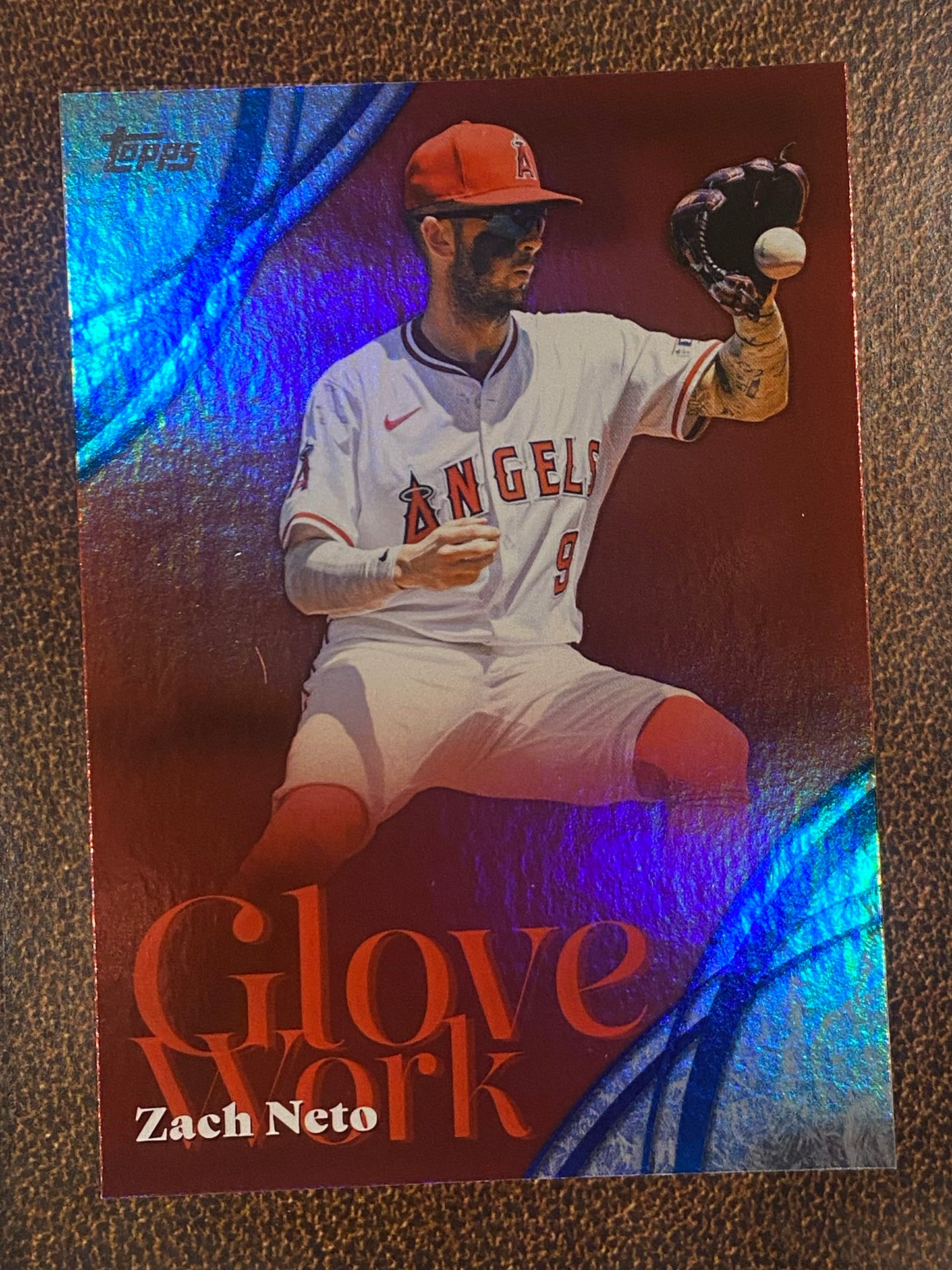 Zach Neto - 2026 Topps Series 2 - Glove Work - Angels