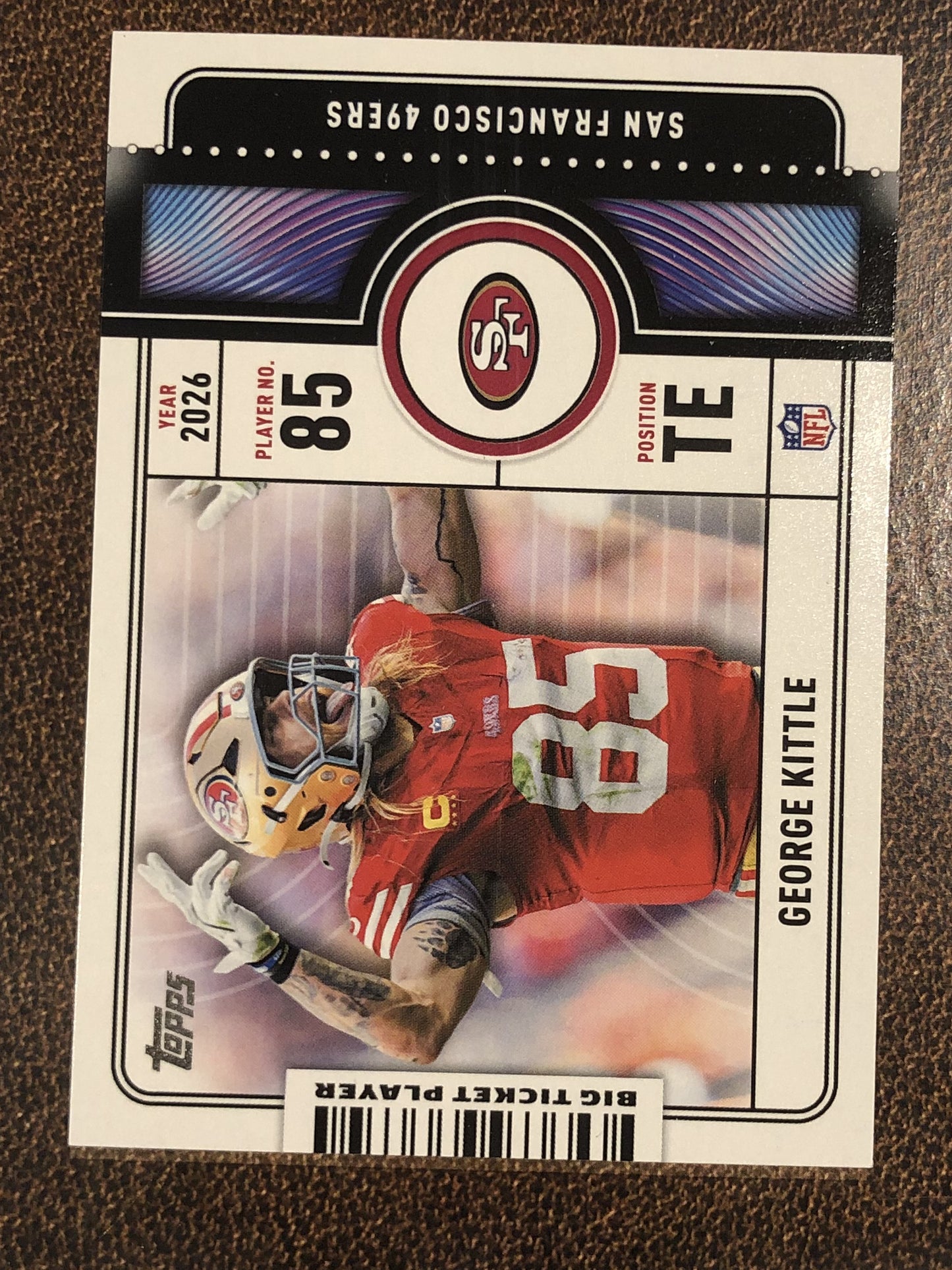George Kittle - 2026 Topps Flagship - Big Ticket Player Insert - 49ers