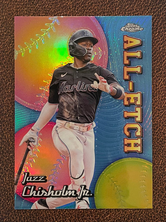 Jazz Chisholm Jr. - 2024 Topps Chrome - All Etch - Marlins