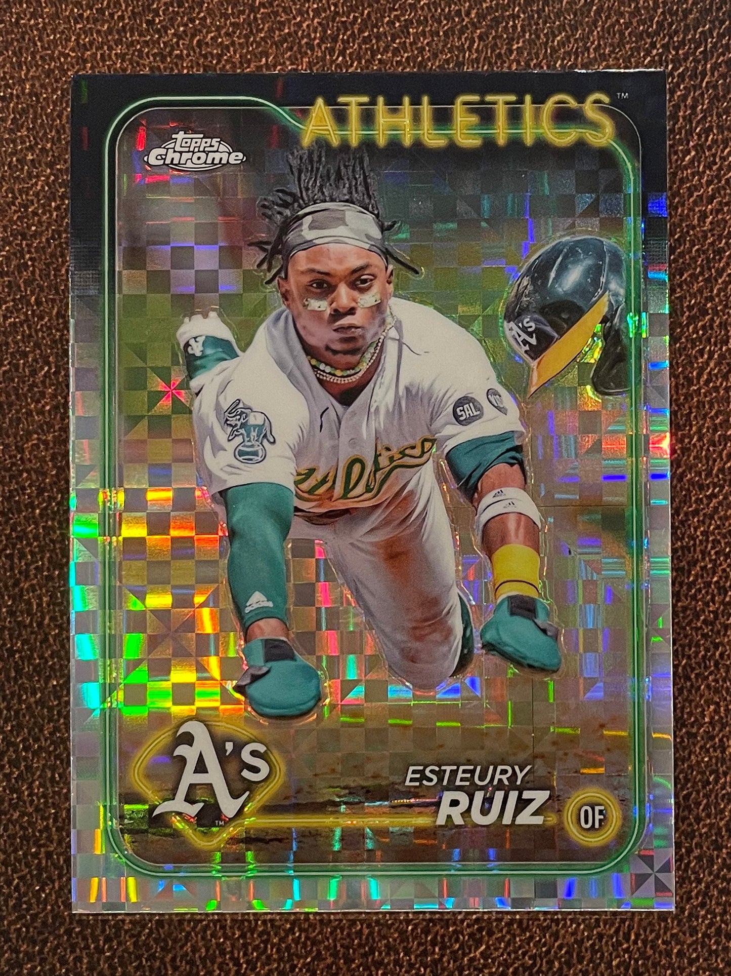 Esteury Ruiz - 2024 Topps Chrome - XFractor - Athletics