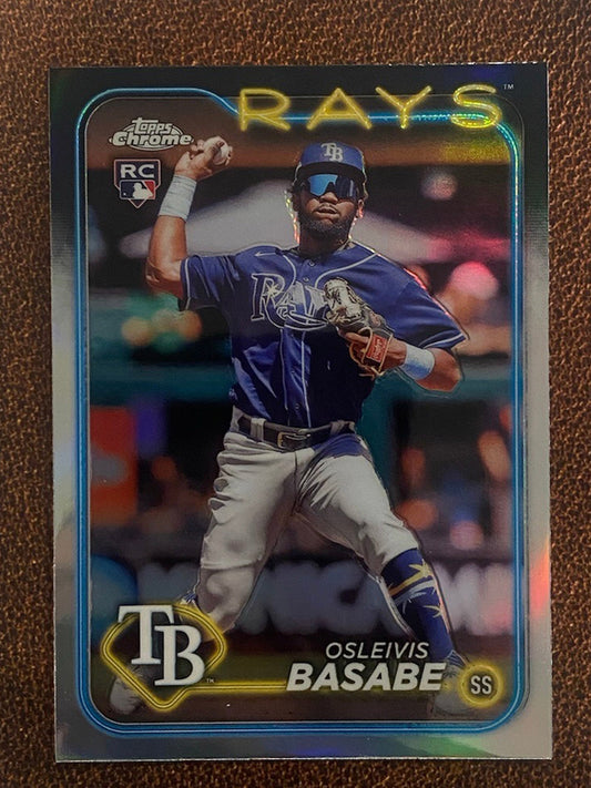 Osleivis Basabe - 2024 Topps Chrome - Refractor - Rays