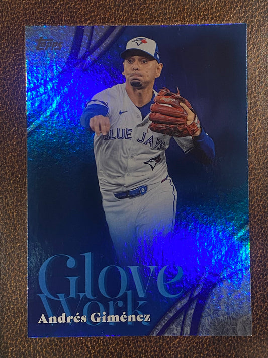 Andres Gimenez - 2026 Topps Series 2 - Glove Work - Blue Jays