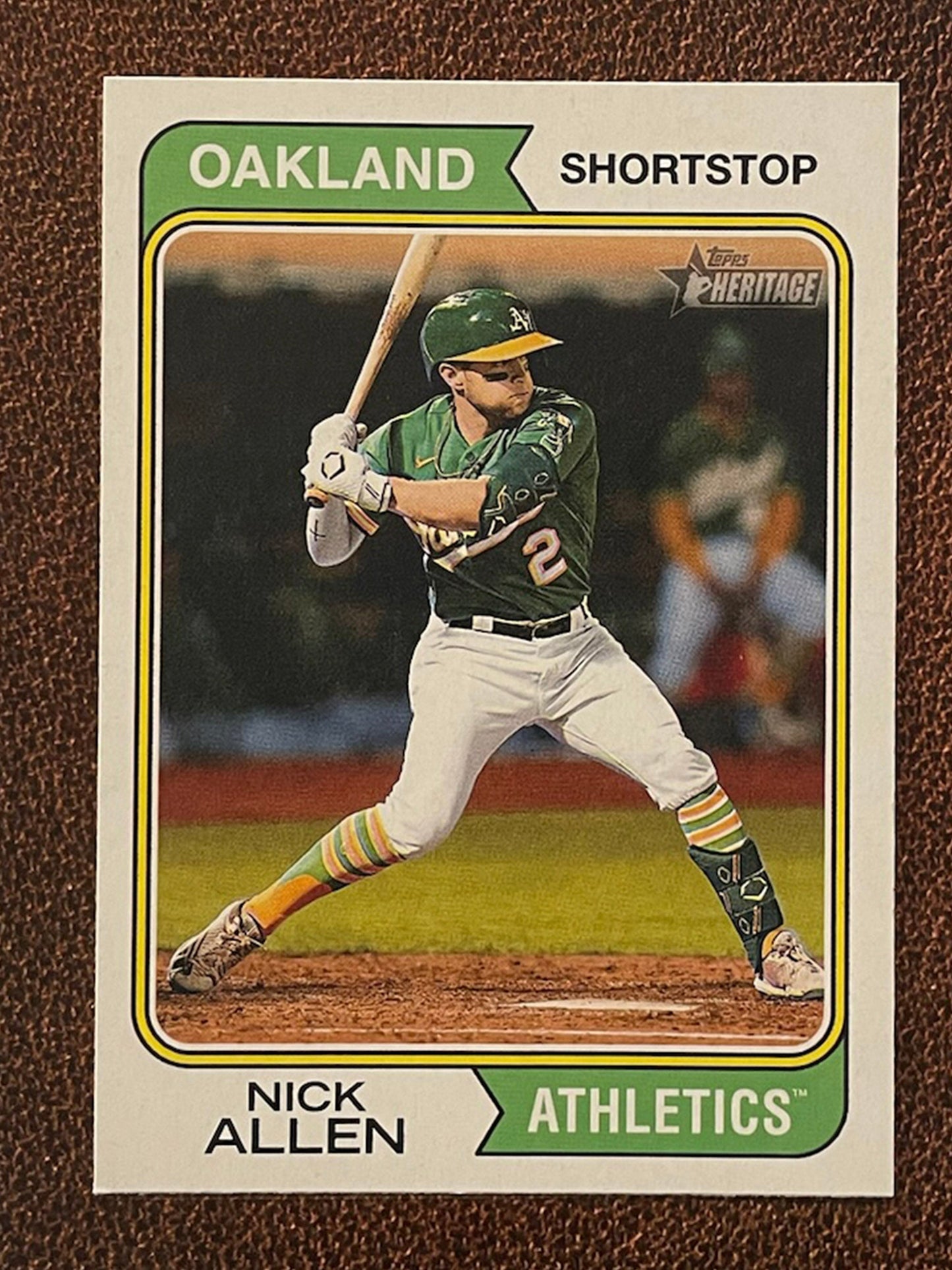 Nick Allen - 2023 Topps Heritage - Short Print - Athletics