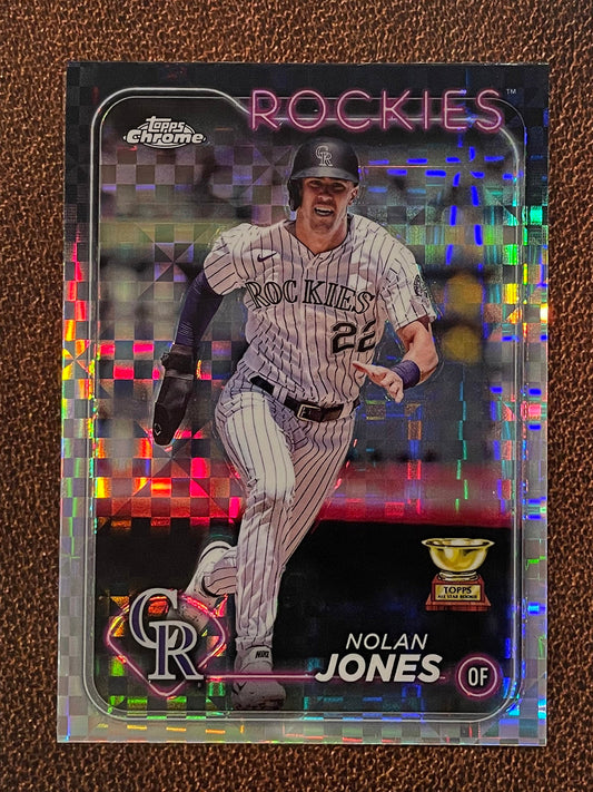 Nolan Jones - 2024 Topps Chrome - XFractor - Rockies