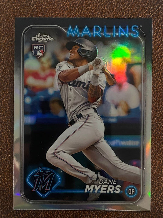 Dane Myers - 2024 Topps Chrome - Refractor - Marlins