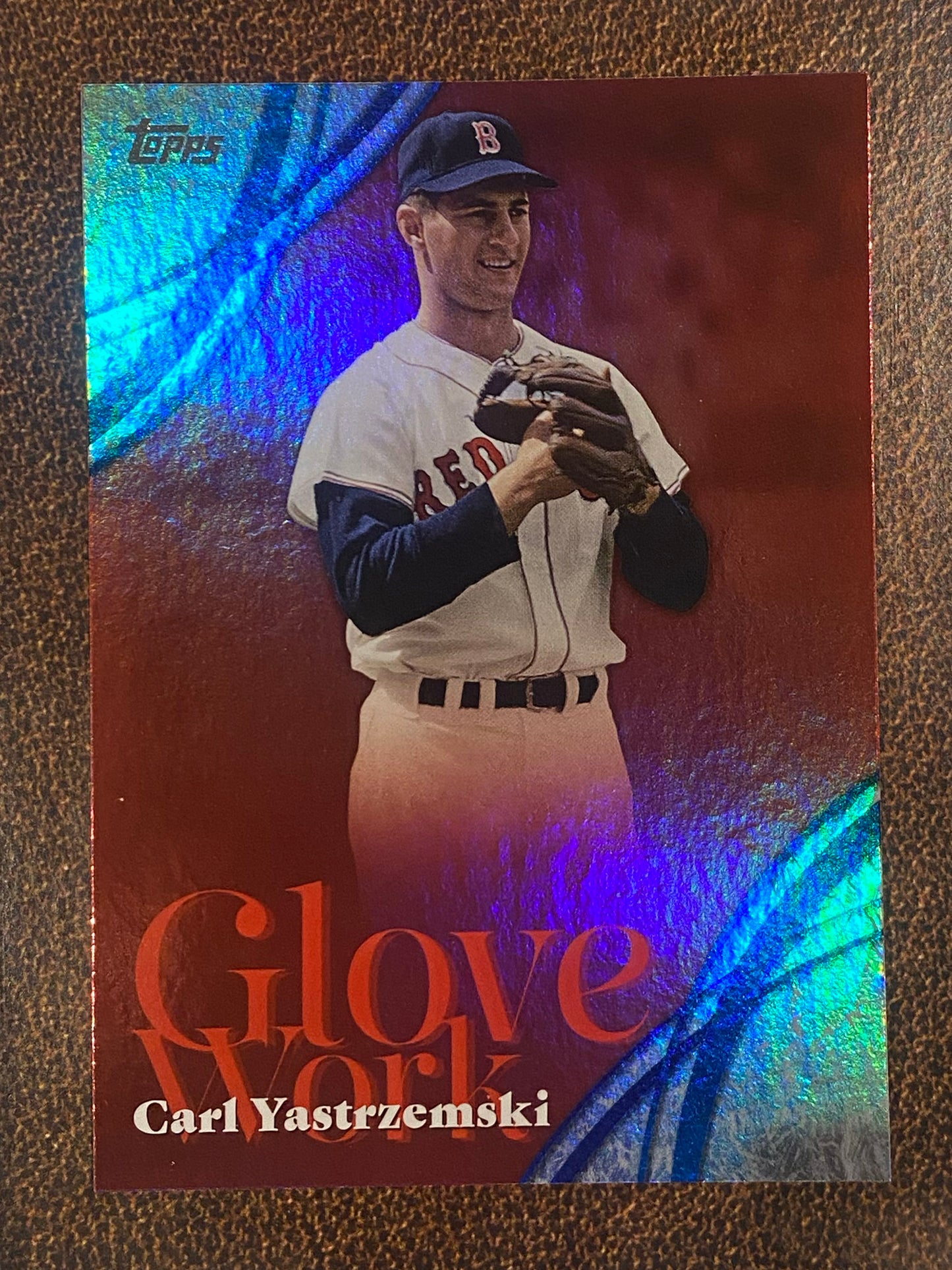 Carl Yastrzemski - 2026 Topps Series 2 - Glove Work - Red Sox