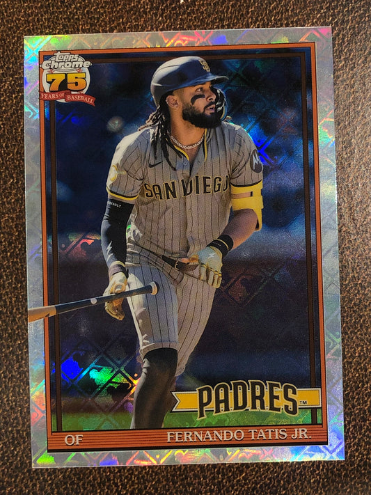 Fernando Tatis Jr. - 2026 Topps Chrome Logofractor - 1991 - Padres