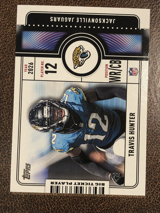 Travis Hunter - 2026 Topps Flagship - Big Ticket Player Insert - Jaguars