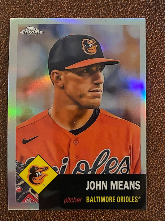 John Means - 2022 Topps Chrome Platinum Anniversary - Refractor - Orioles