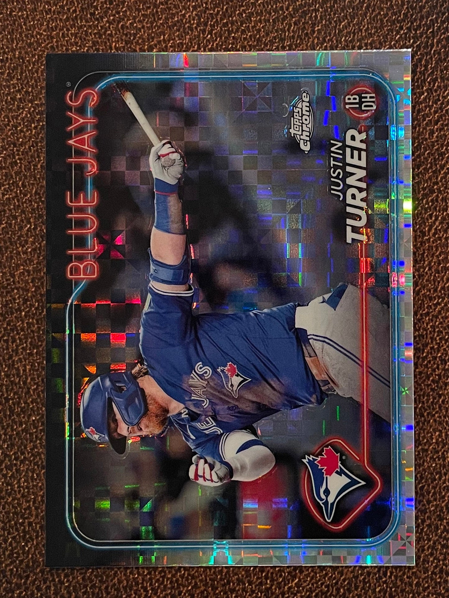 Justin Turner - 2024 Topps Chrome - XFractor - Blue Jays