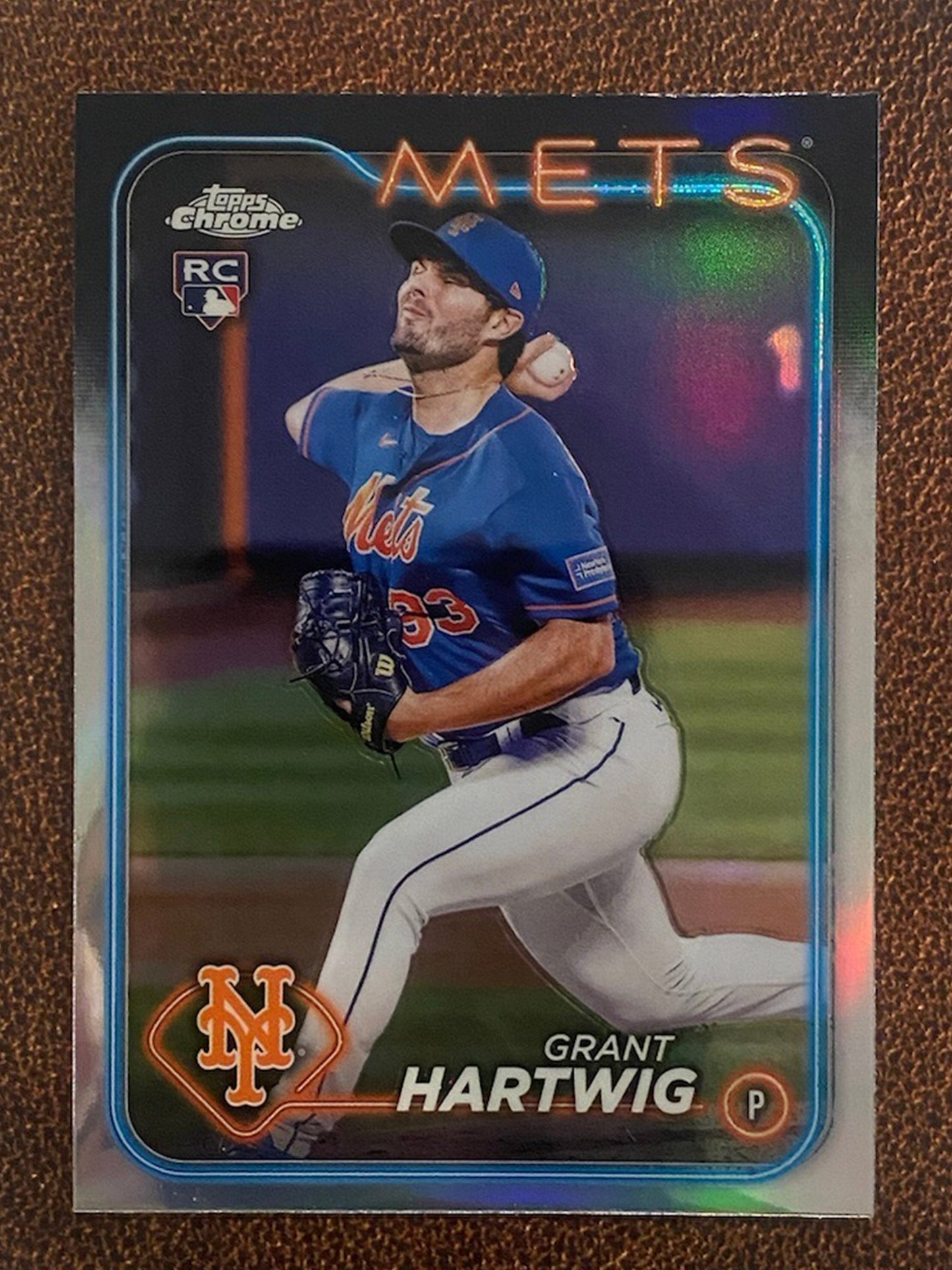 Grant Hartwig - 2024 Topps Chrome - Refractor - Mets