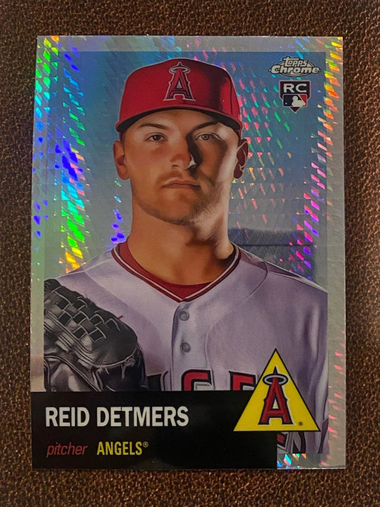 Reid Detmers - 2022 Topps Chrome Platinum Anniversary - Prism Refractor - Angels