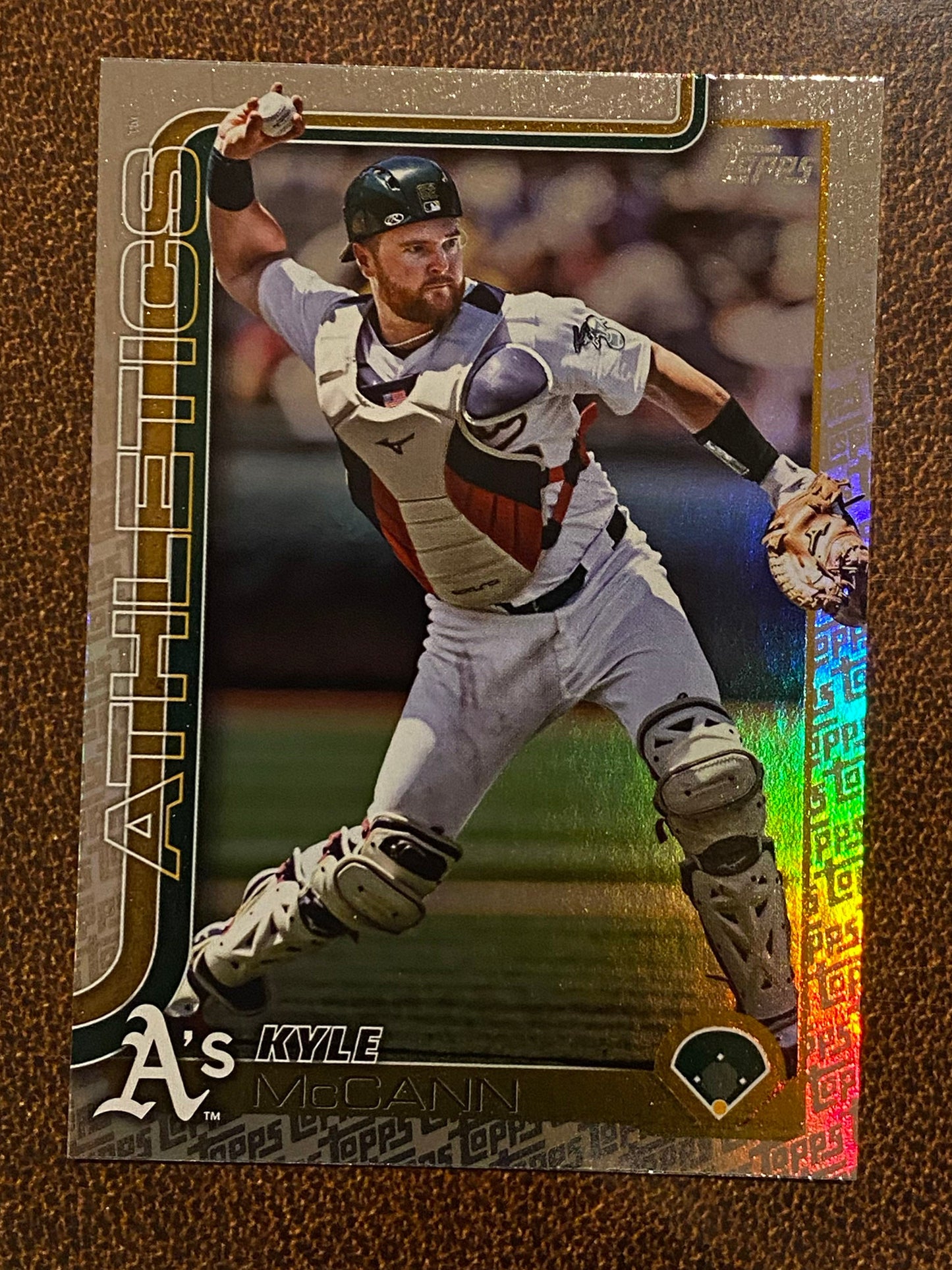 Kyle McCann - 2025 Topps Series 2 - Fanatics Exclusive Topps Foil Border - Athletics