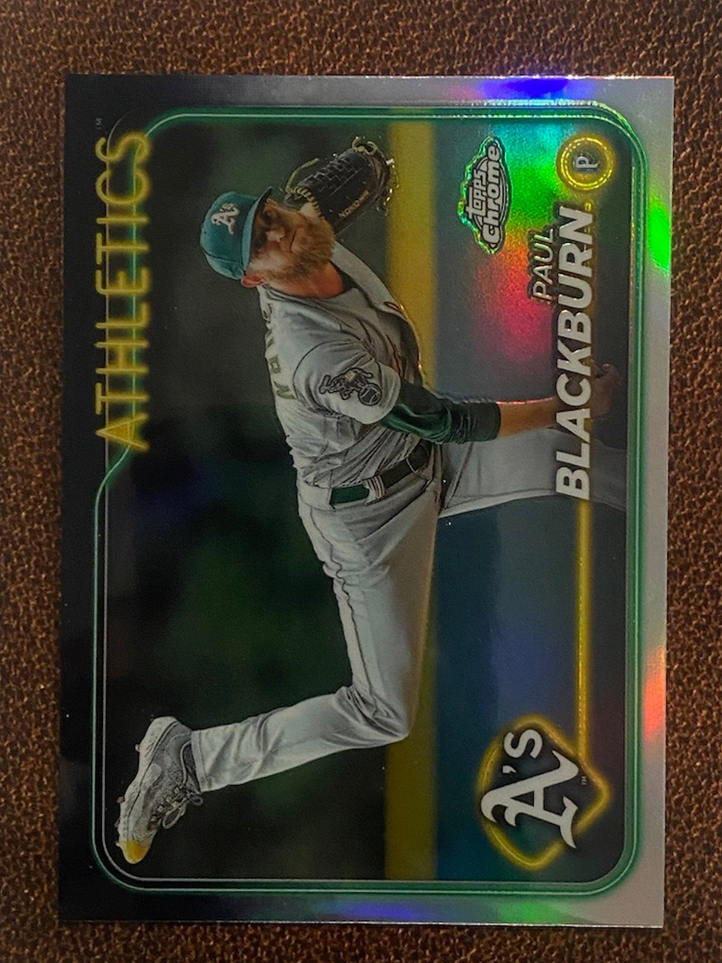 Paul Blackburn - 2024 Topps Chrome - Refractor - Athletics