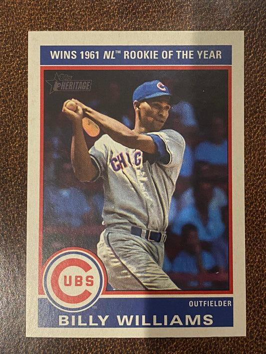Billy Williams - 2025 Topps Heritage High Number - 1976 Retires (#76-R7) - Cubs