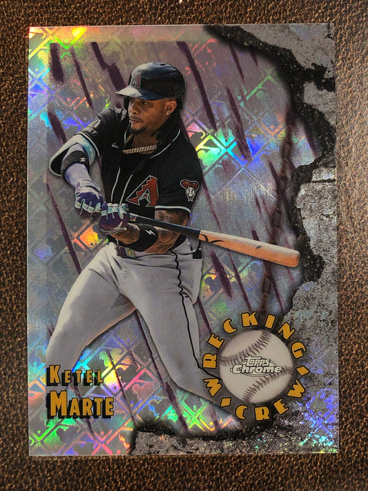 Ketel Marte - 2026 Topps Chrome Logofractor - Wrecking Crew - Diamondbacks