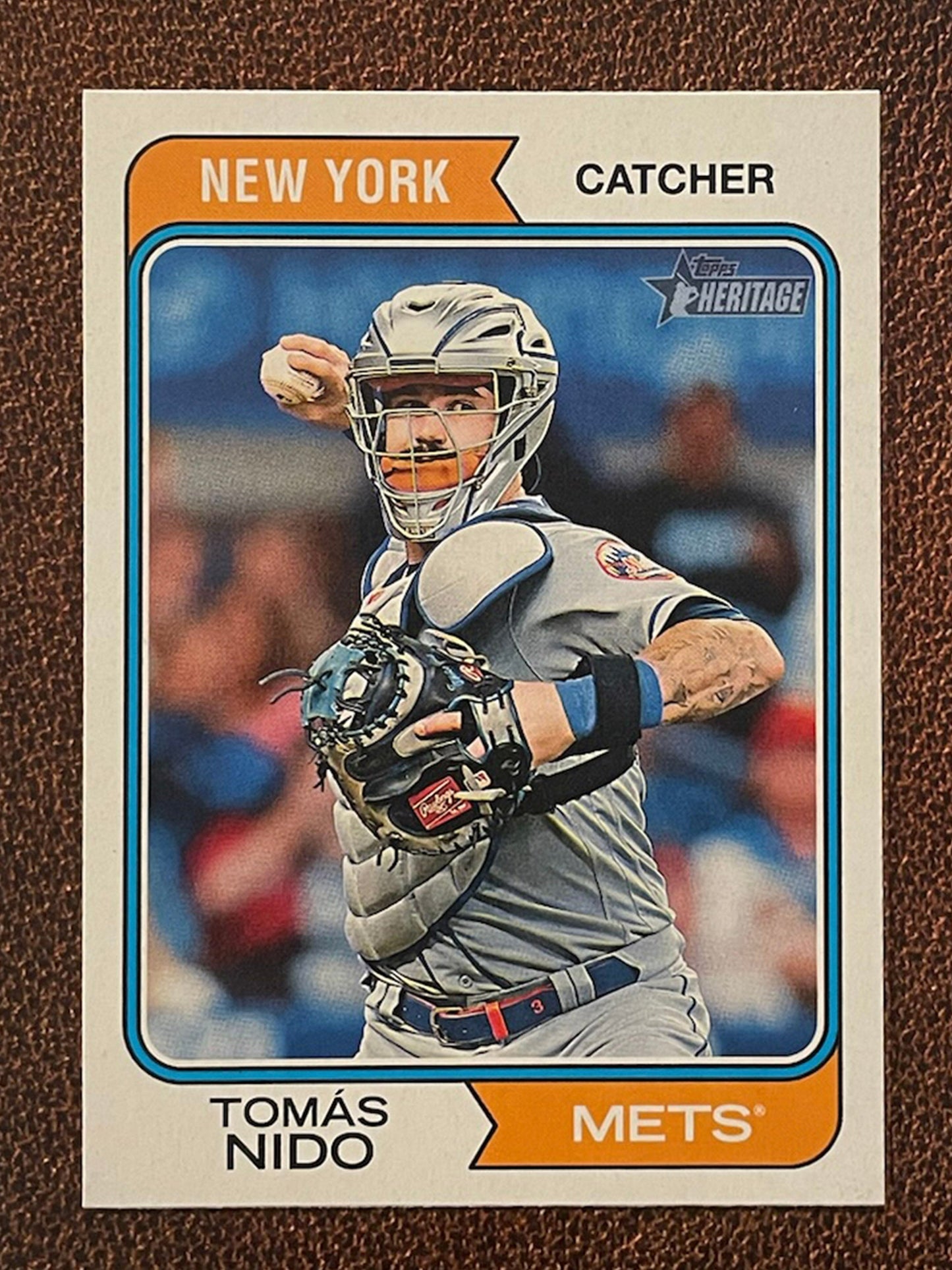 Tomás Nido - 2023 Topps Heritage - Short Print - Mets