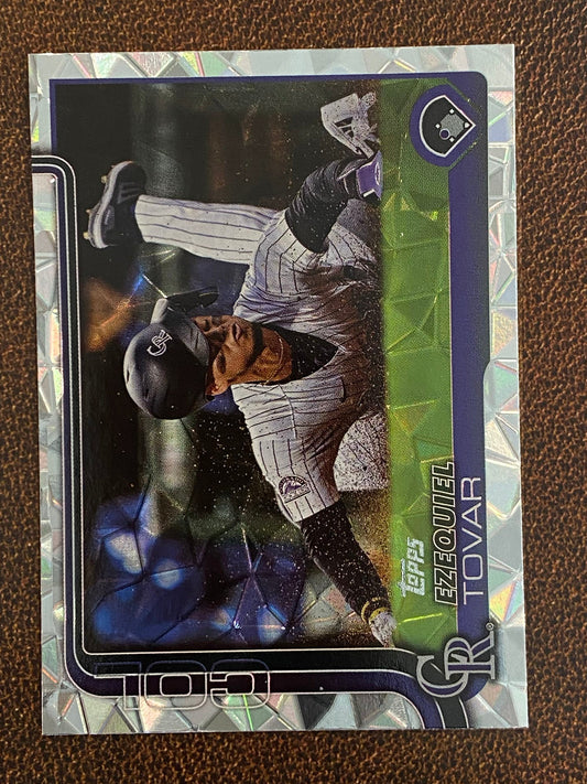 Ezequiel Tovar - 2025 Topps Series 1 - Diamante - Rockies