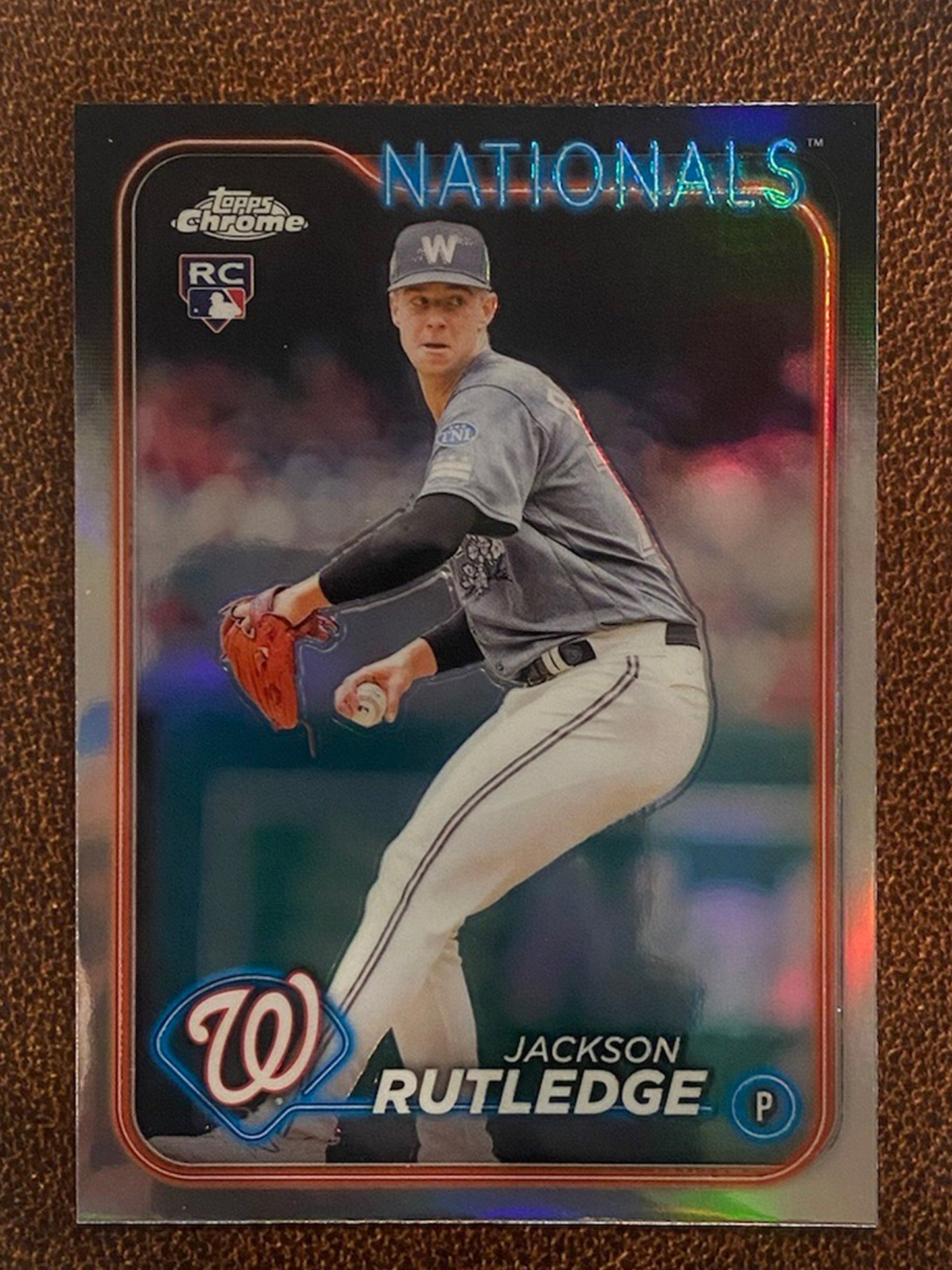 Jackson Rutledge - 2024 Topps Chrome - Refractor - Nationals