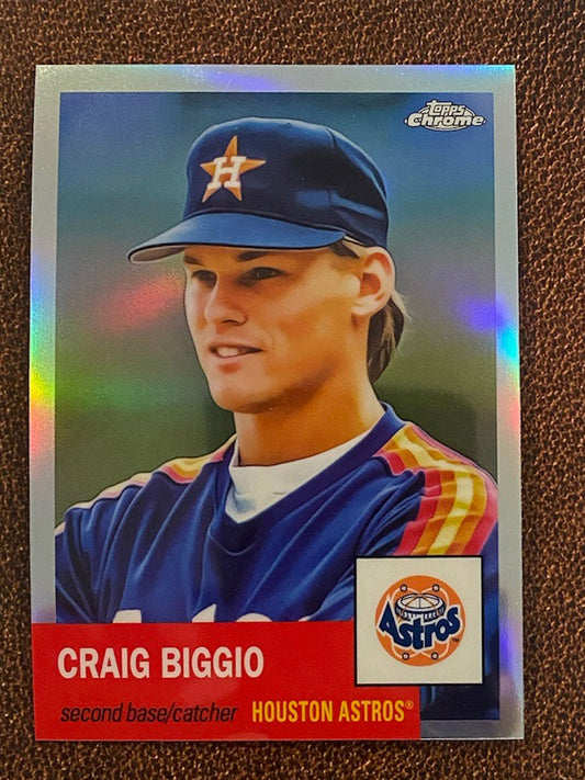 Craig Biggio - 2022 Topps Chrome Platinum Anniversary - Refractor - Astros