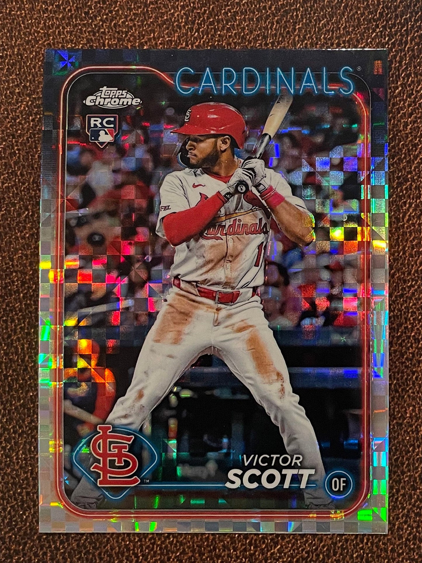 Victor Scott - 2024 Topps Chrome - XFractor - Cardinals