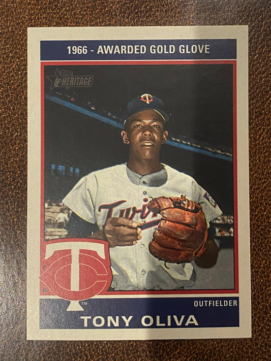 Tony Oliva - 2025 Topps Heritage High Number - 1976 Retires (#76-R13) - Twins