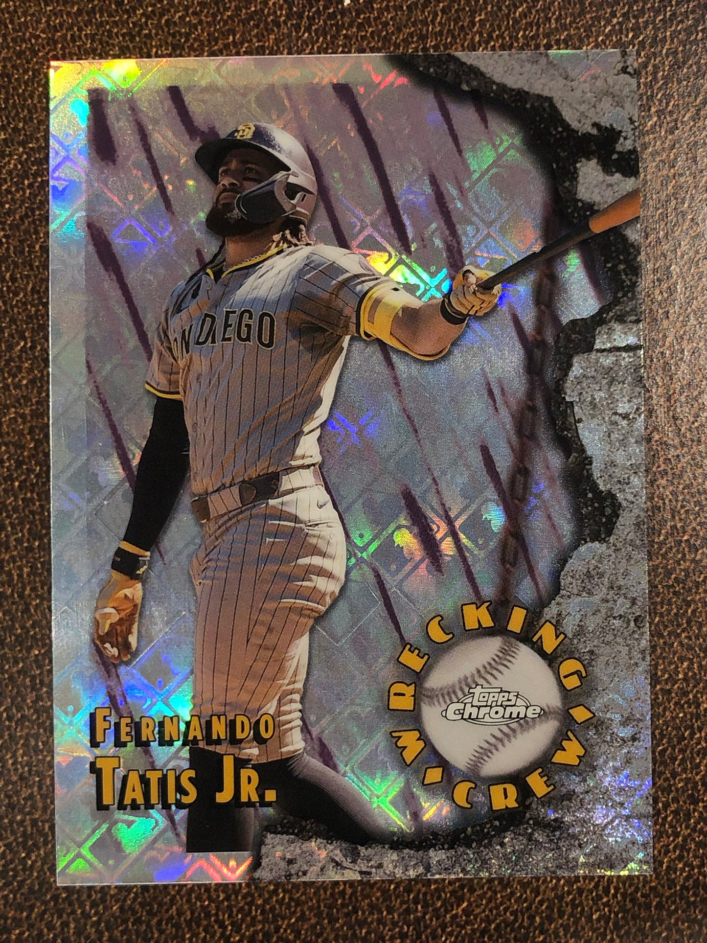 Fernando Tatis Jr. - 2026 Topps Chrome Logofractor - Wrecking Crew - Padres