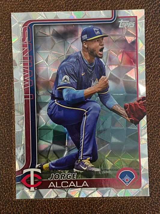 Jorge Alcala - 2025 Topps Series 1 - Diamante - Twins