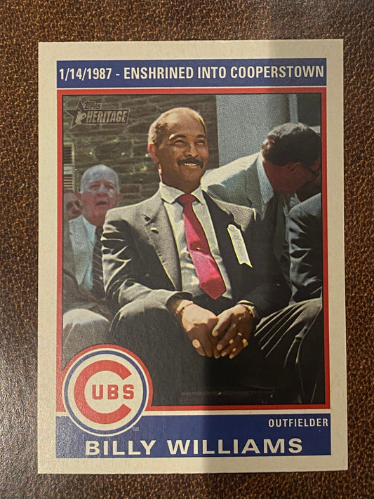 Billy Williams - 2025 Topps Heritage High Number - 1976 Retires (#76-R10) - Cubs