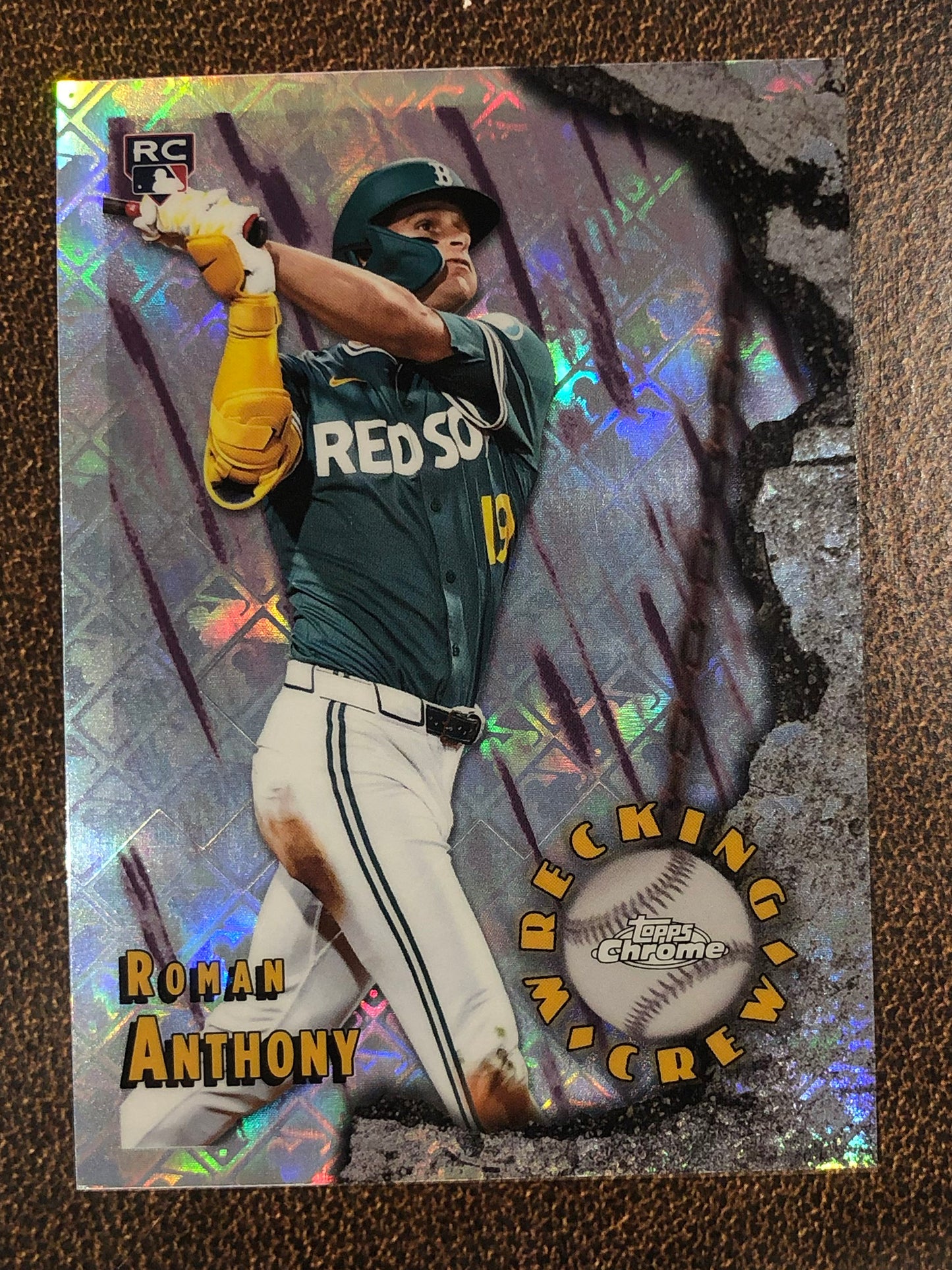 Roman Anthony - 2026 Topps Chrome Logofractor - Wrecking Crew - Red Sox