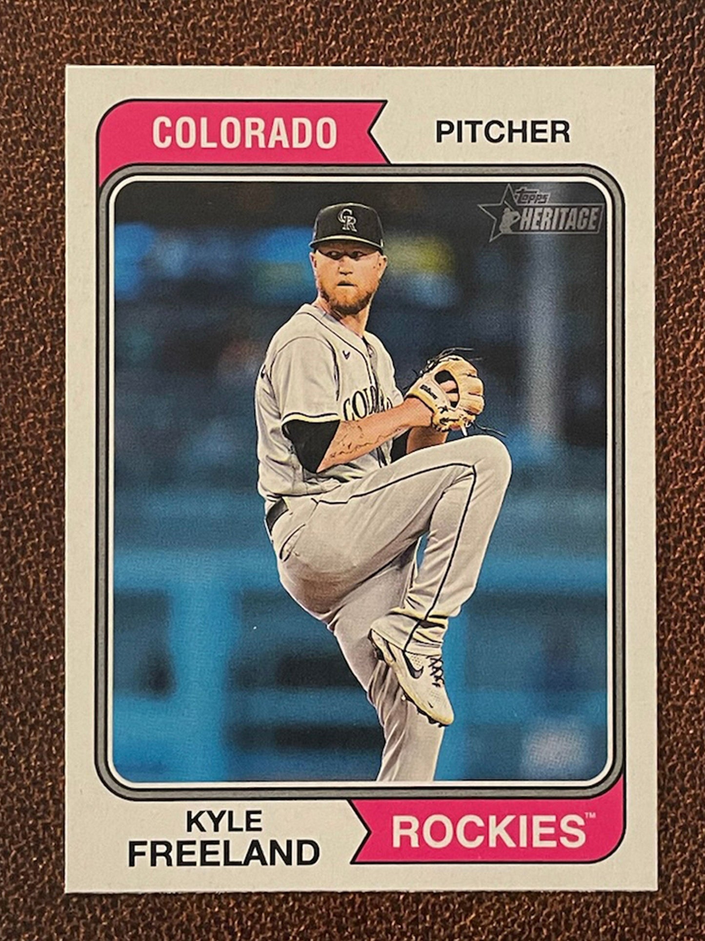 Kyle Freeland - 2023 Topps Heritage - Short Print - Rockies