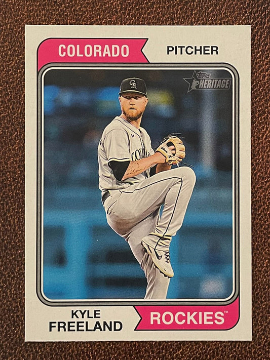Kyle Freeland - 2023 Topps Heritage - Short Print - Rockies