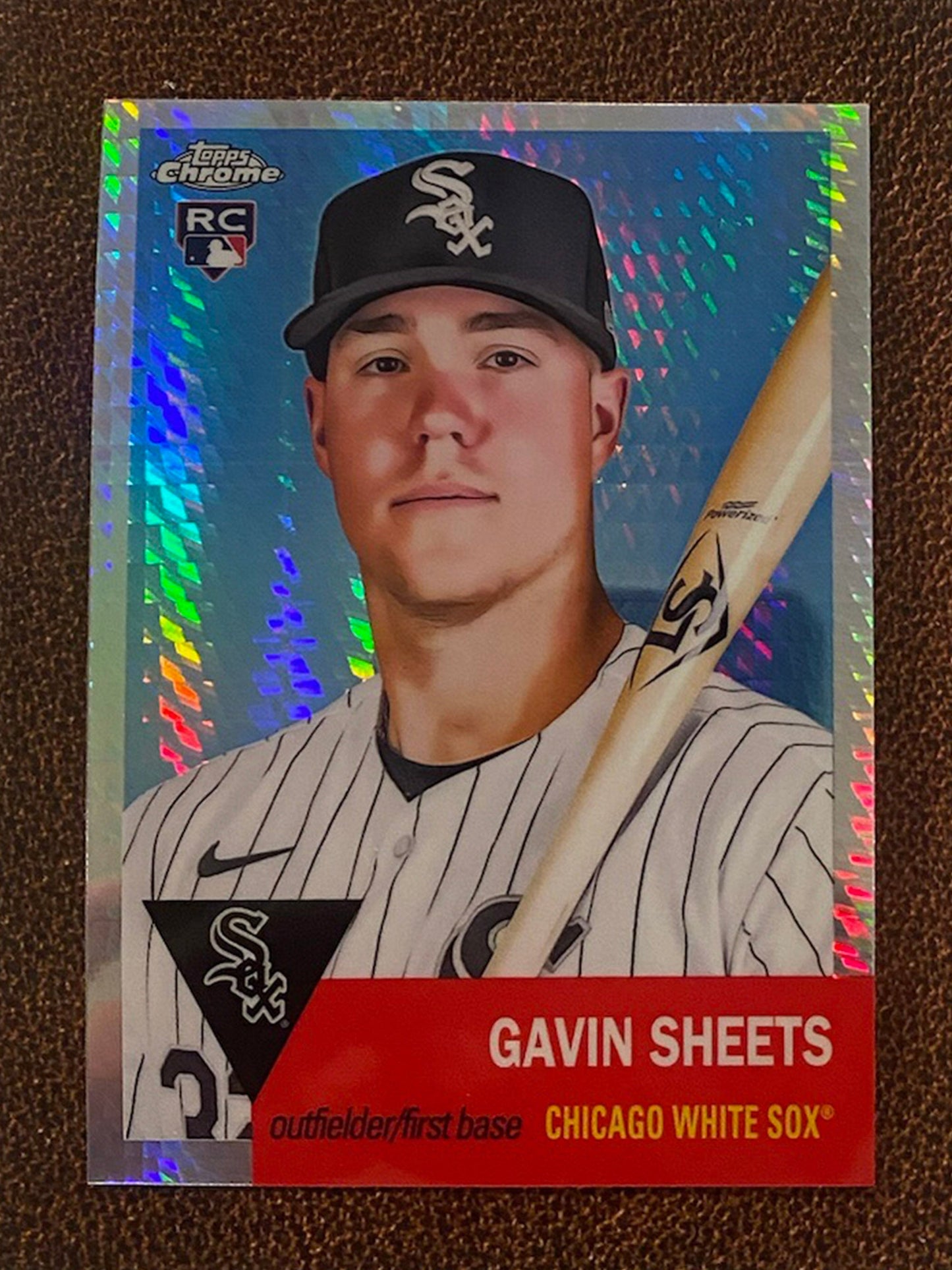 Gavin Sheets - 2022 Topps Chrome Platinum Anniversary - Prism Refractor - White Sox