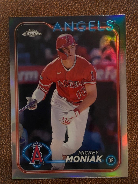 Mickey Moniak - 2024 Topps Chrome - Refractor - Angels