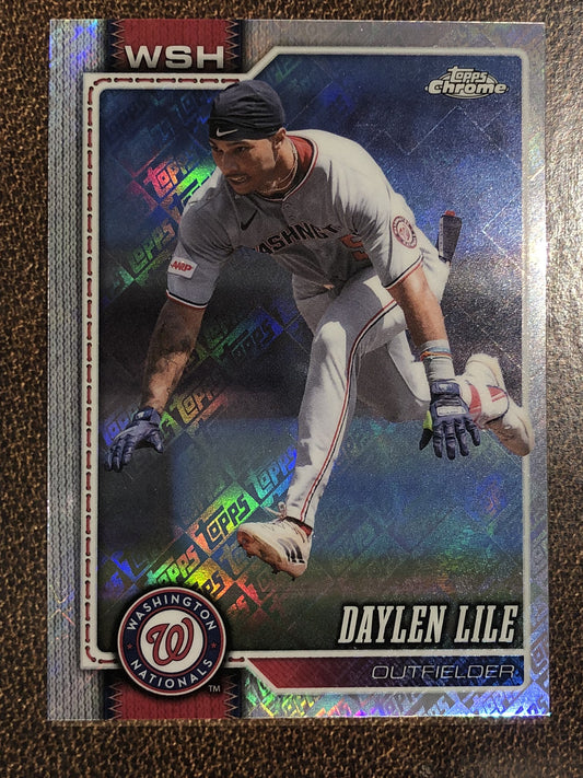 Daylen Lile - 2026 Topps Chrome - Fanatics Topps Foil - Nationals
