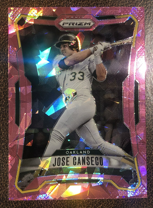 Jose Canseco - 2026 Panini Prizm - Pink Ice - Athletics