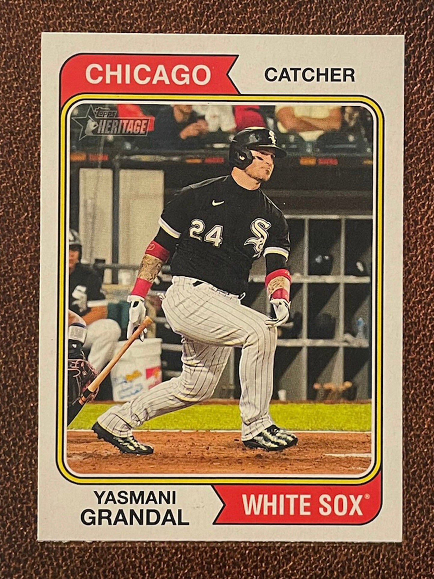 Yasmani Grandal - 2023 Topps Heritage - Short Print - White Sox