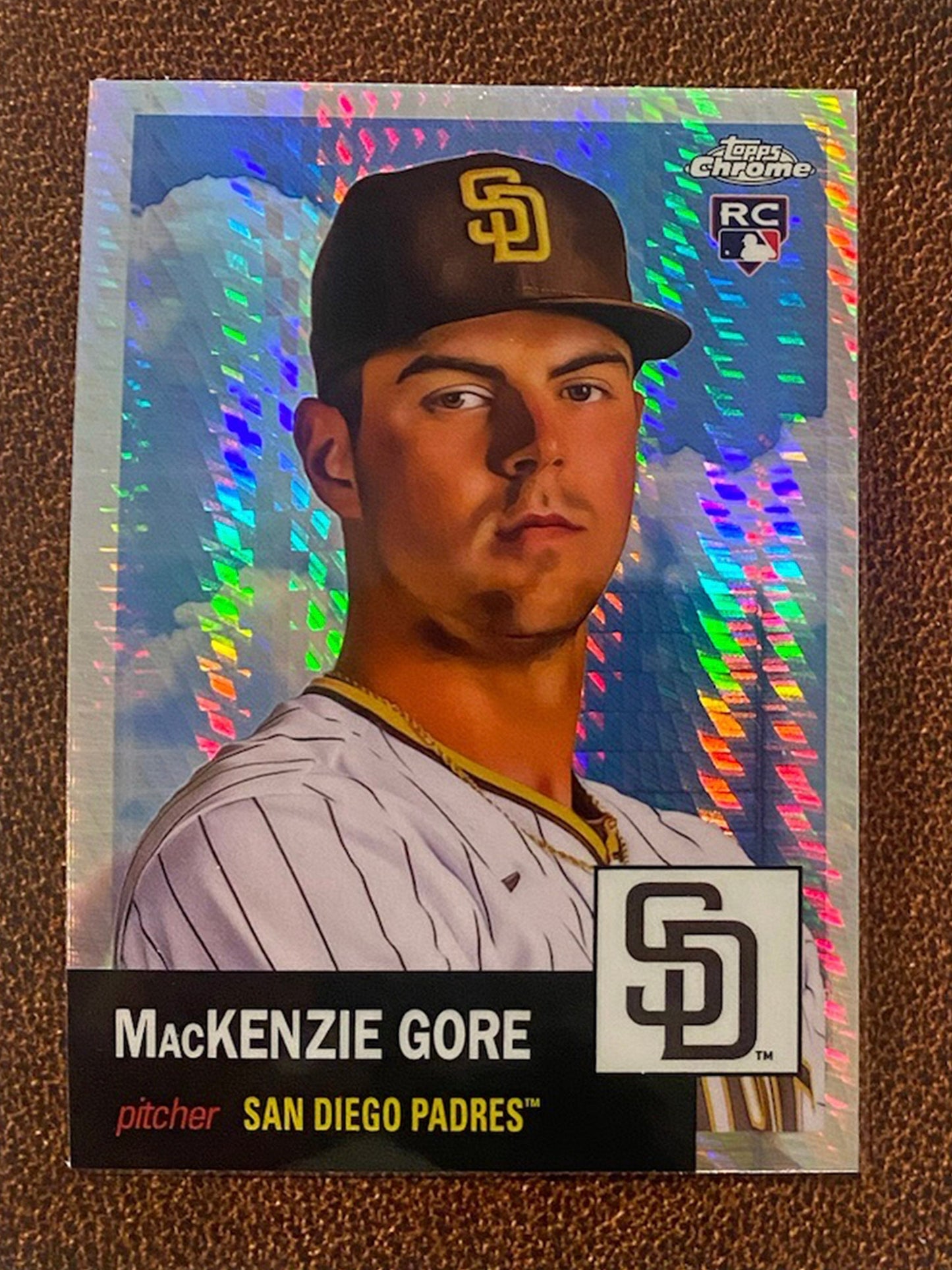 MacKenzie Gore - 2022 Topps Chrome Platinum Anniversary - Prism Refractor - Padres