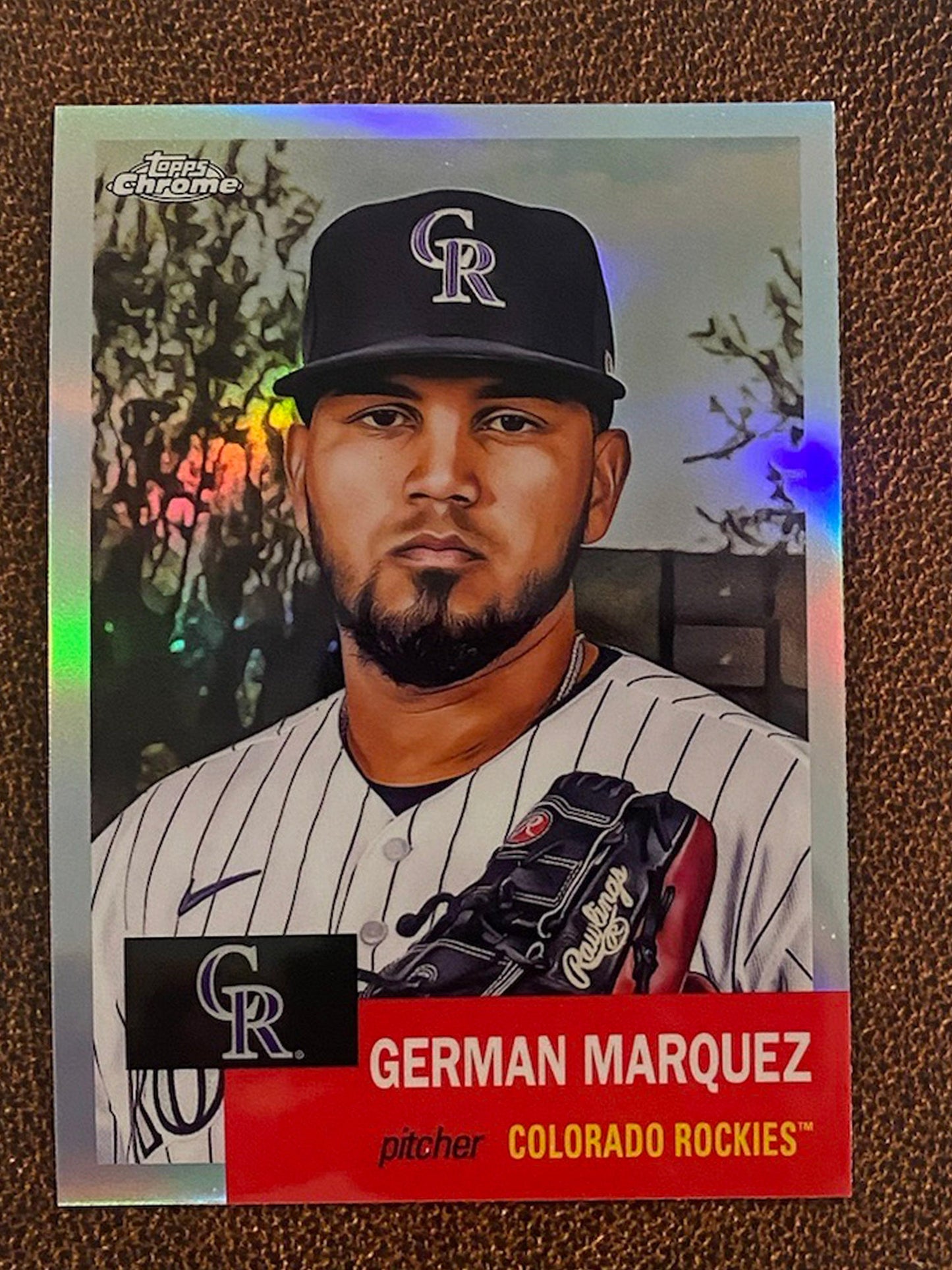 German Marquez - 2022 Topps Chrome Platinum Anniversary - Refractor - Rockies