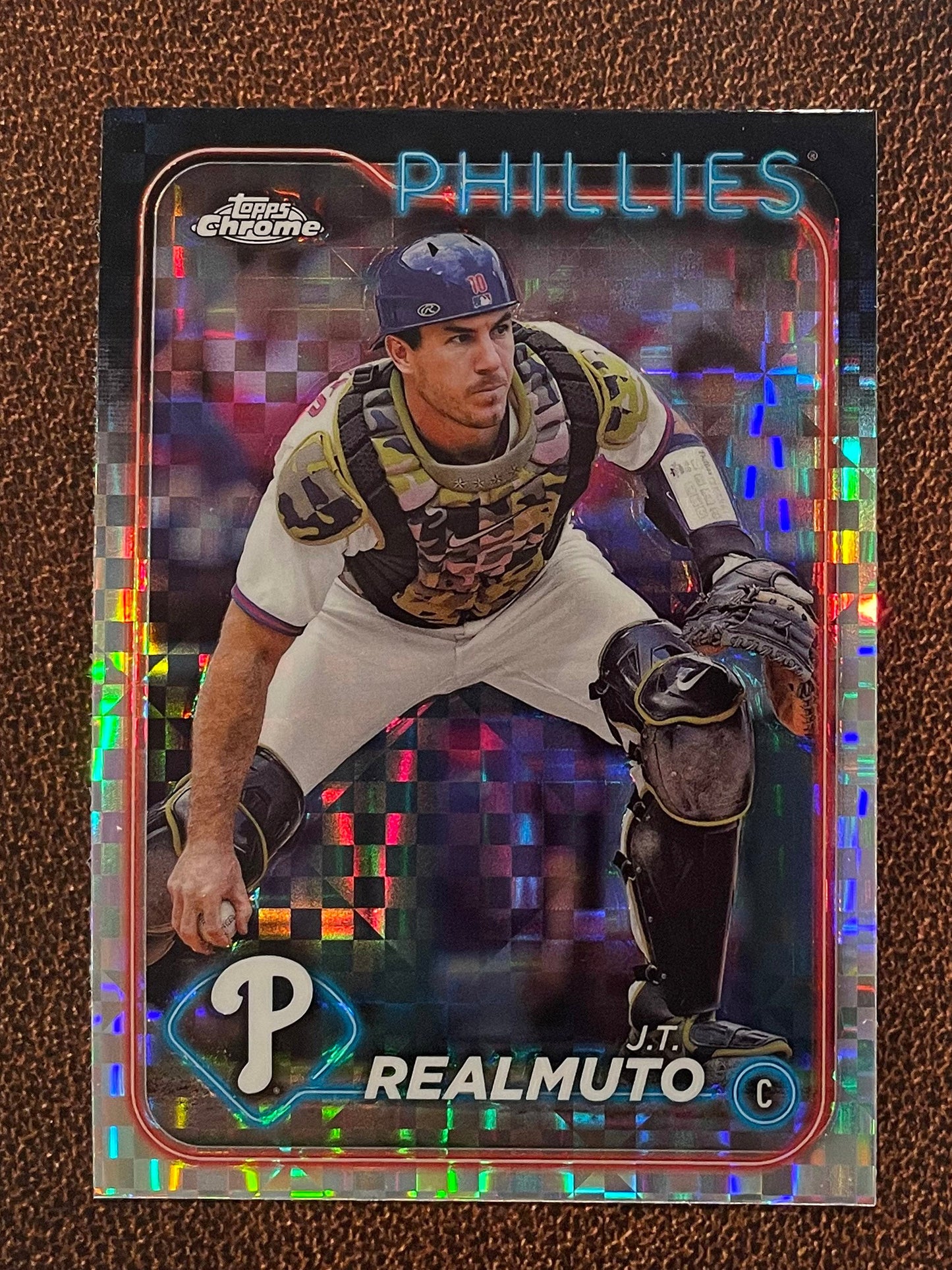 J.T. Realmuto - 2024 Topps Chrome - XFractor - Phillies