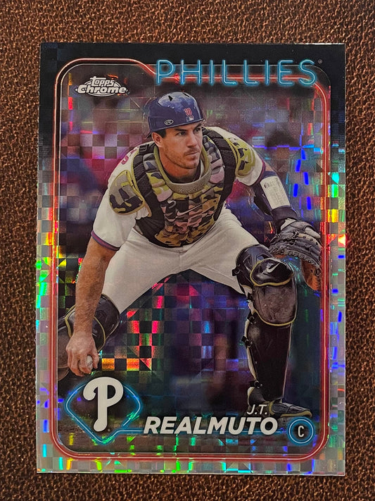 J.T. Realmuto - 2024 Topps Chrome - XFractor - Phillies