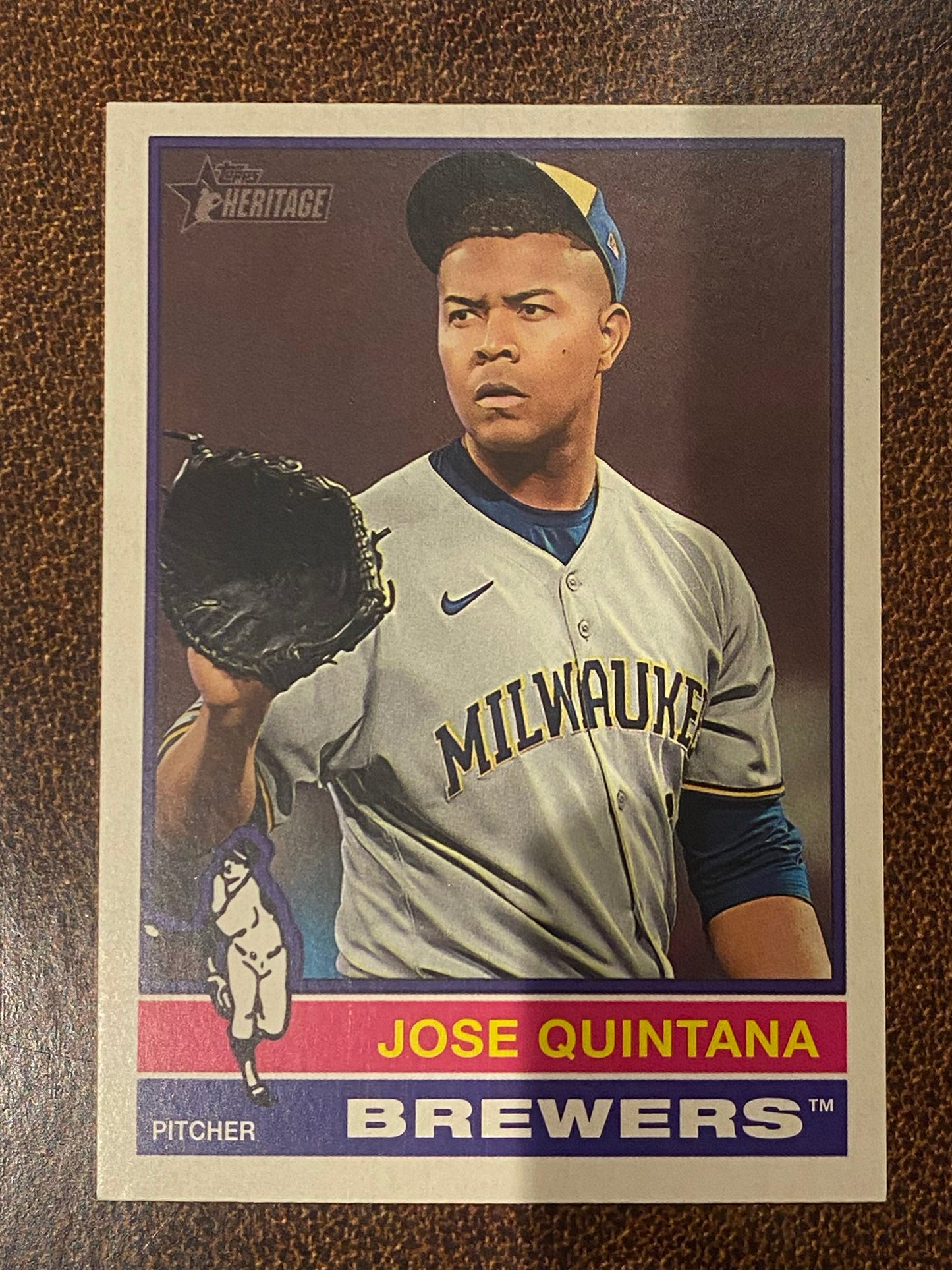 Jose Quintana - 2025 Topps Heritage High Number - Short Print - Brewers
