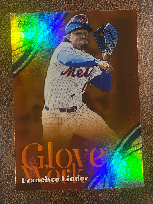Francisco Lindor - 2026 Topps Series 2 - Glove Work - Mets