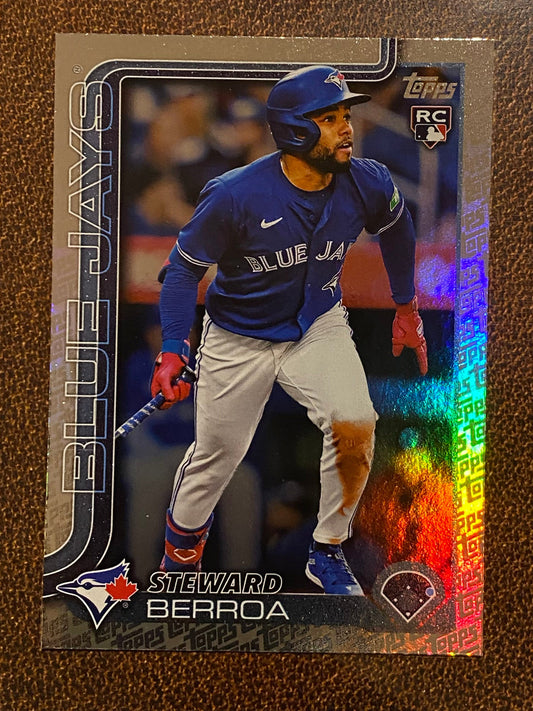 Steward Berroa - 2025 Topps Series 2 - Fanatics Exclusive Topps Foil Border - Blue Jays