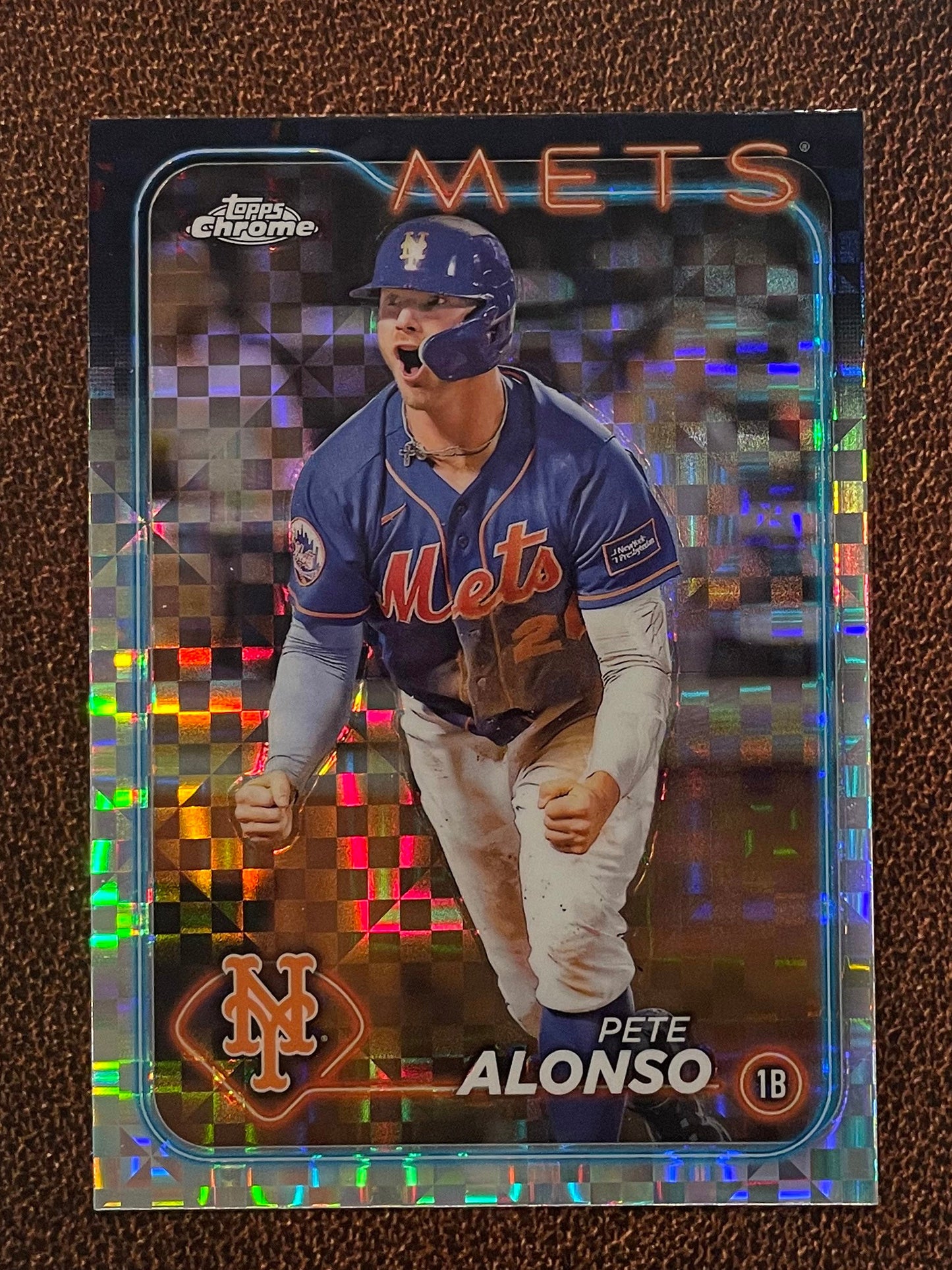 Pete Alonso - 2024 Topps Chrome - XFractor - Mets