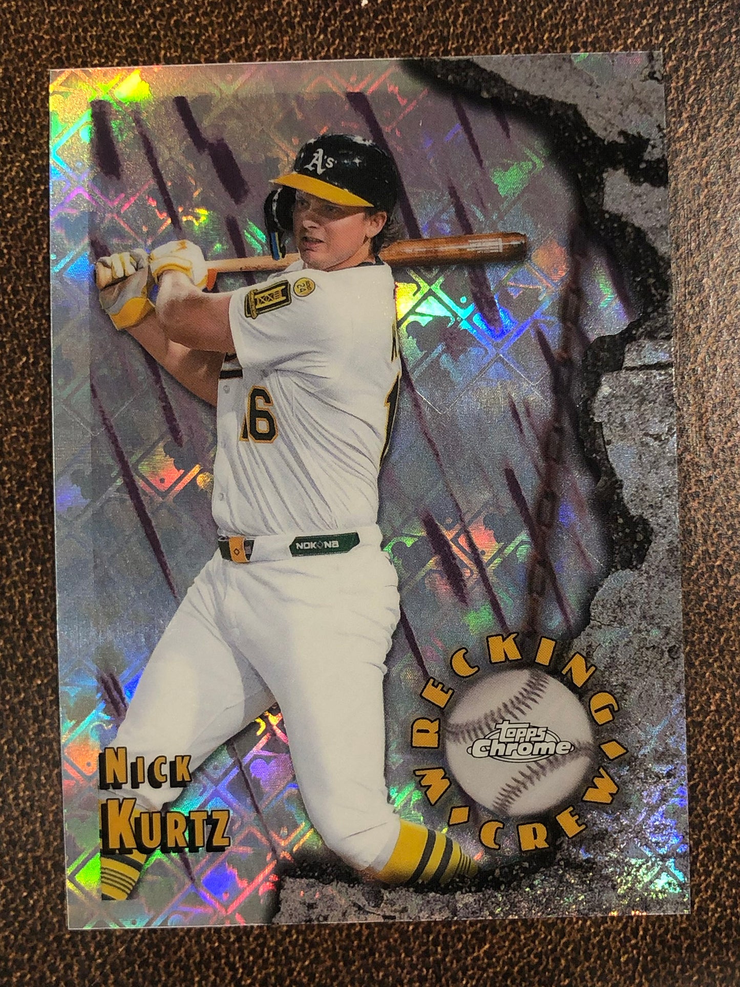 Nick Kurtz - 2026 Topps Chrome Logofractor - Wrecking Crew - Athletics