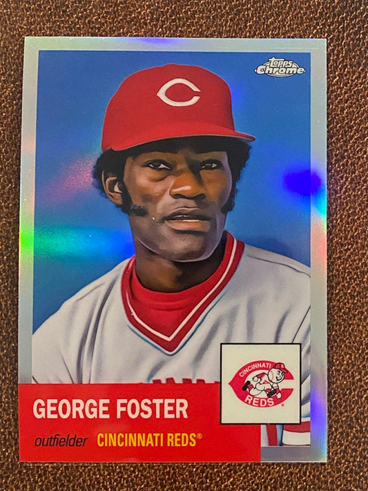 George Foster - 2022 Topps Chrome Platinum Anniversary - Refractor - Reds