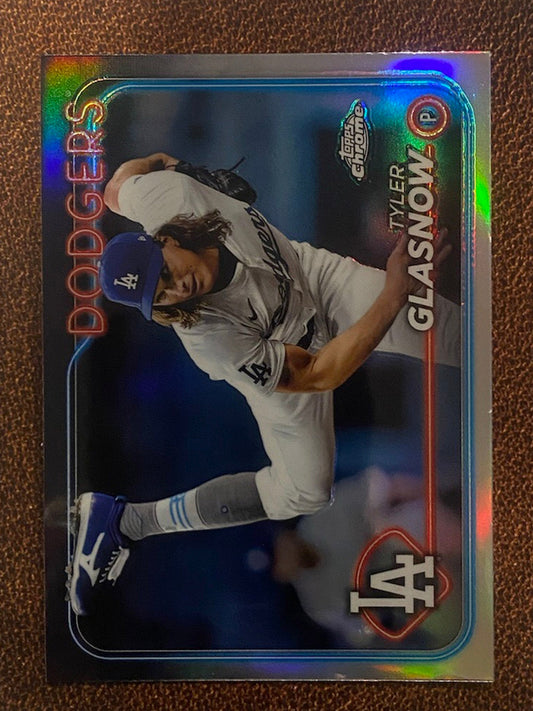 Tyler Glasnow - 2024 Topps Chrome - Refractor - Dodgers